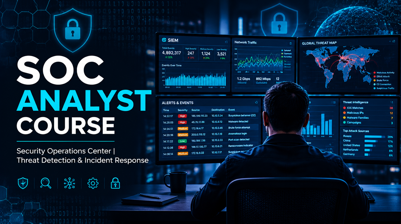The Complete SOC Analyst Bootcamp: From Zero to Tier-1 Security Operations