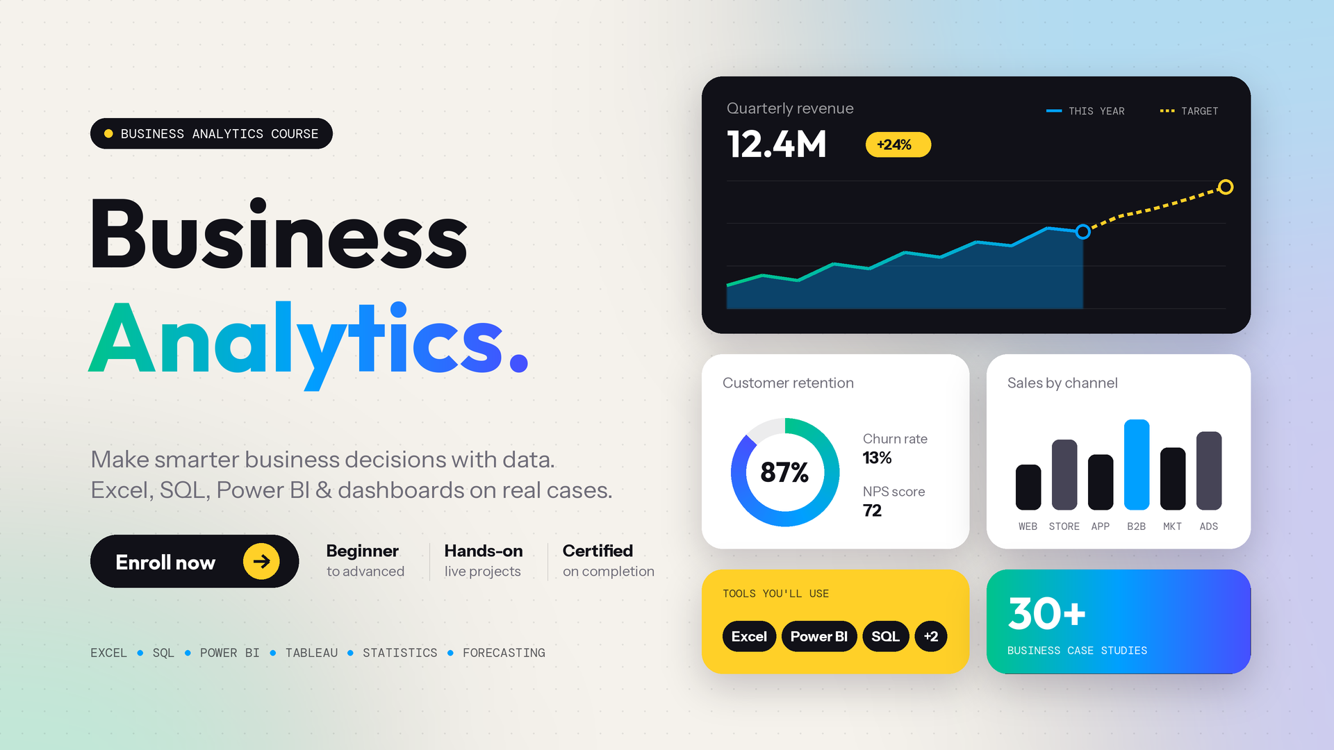 The Complete Business Analytics Bootcamp: From Data to Decisions